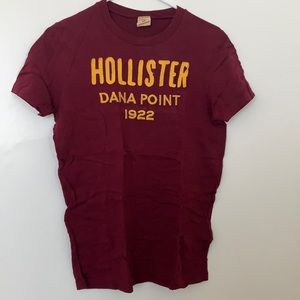 Hollister scoop neck logo tee